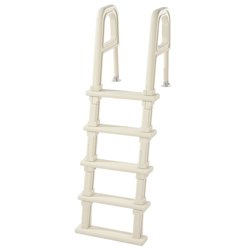 VEVOR 5-Step Inclined Robust Pool Ladder of 2 Handrails for 1219.2-1371.6mm Pool