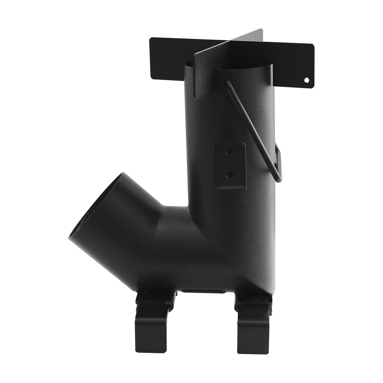 VEVOR Camping Rocket Stove, Wood Burning Portable Rocket Stove with Carrying Bag for Backpacking, Carbon Steel, Burn Wood, Twigs or Sticks for Outdoor Cooking, Backyard, Camp Cooking, Heating, Black